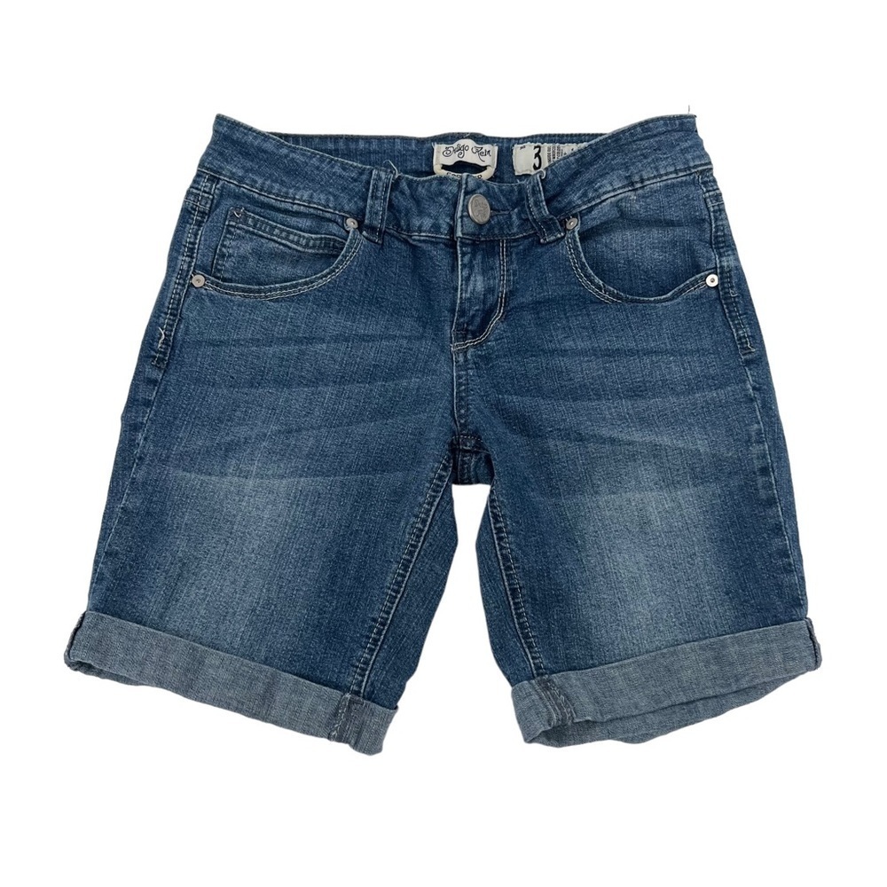 Diego Rein Cuffed Hem Bermuda Jean Shorts Size 3 Women’s
